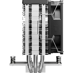 Кулер для процессора Deepcool AG300 G2 Soc-AM5/AM4/1200/1700/1851 серебристый/черный 4-pin 18-31dB Al+Cu 150W 350gr Ret (R-AG300-BKAMMG2), фото6