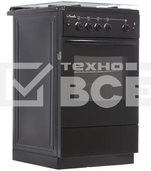 Газовая плита Лысьва ГП 400 М2С-2у черный (стеклянная крышка)