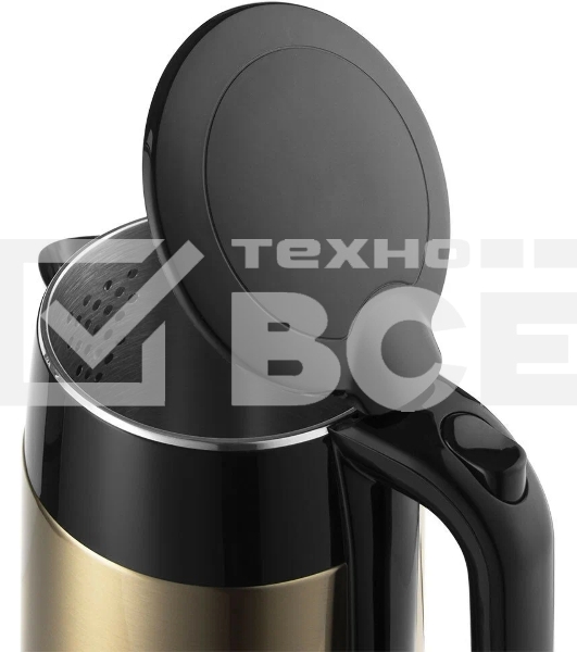 Чайник электрический Redmond RK-M1582 1.7л. 1800Вт золотистый/черный (корпус: нержавеющая сталь)