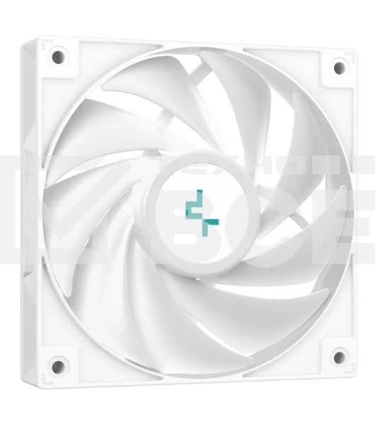 Кулер для процессора DEEPCOOL AG400 DIGITAL WH ARGB белый, 120 мм, алюминий/медь, 2100 об/мин, 31.6 дБ, 4 pin, 220 Вт, 152.7 мм