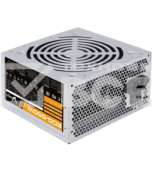 Блок питания Aerocool / Formula ECO-650W (ATX v2.3, 20+4P, 4P, 1xPCIe 6P, 2xSATA, 2xPATA, 1xFDD, 12cm fan)