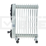 Масляный обогреватель Neoclima NC 9311, белый/черный, 2500 Вт, 25 м2, термостат, фото5