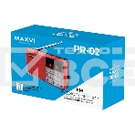 Радио FM-приемник Maxvi PR-02 red. Цифровой приемник Maxvi PR-02 предназначен для прослушивания радио и музыки. Миниатюрный Maxvi PR-02 - удобный в переноске и помещается в карман. Можно использовать карты памяти microSD и внешний USB-накопитель для воспроизведения музыки, а также аудиокниг. Благодаря функции автоматического поиска гаджет может самостоятельно находить доступные радиостанции и сохранять их в памяти, фото2