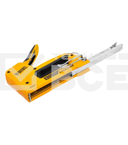 Степлер мебельный Denzel тип 53 и 13, 6-14мм, тип 140, 10-14мм, тип 300, 15мм, тип 500, 15мм