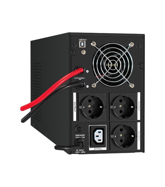 Комплект Источник бесперебойного питания EX295989RUS + батарея 120Aч EX282988RUS 2шт (инвертор, синус, для котла) ExeGate SineTower SZ-2000.LCD.AVR.3SH.1C13.USB <2000VA/1600W, чистый синусоида, LCD дисплей, AVR, 3хSchuko+1хC13, USB, линейно-интерактивный, черный> + батарея ExeGate DT 12120 (12В, 120Ач) 2шт