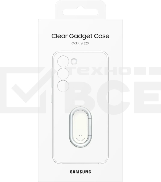 Чехол (клип-кейс) Samsung для Samsung Galaxy S23 Clear Gadget Case прозрачный (EF-XS911CTEGRU)