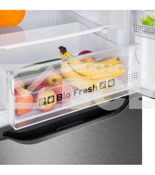 Холодильник Maunfeld MFF187NFIX10 нержавеющая сталь двухкамерный 232/98л морозилка снизу