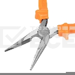 Длинногубцы Sparta Classic, 160 мм, прямые шлифованные, пластмассовые рукоятки, фото3