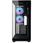 Корпус ATX Eurocase M4801 black, без БП, закаленное стекло 2 стороны, фото6