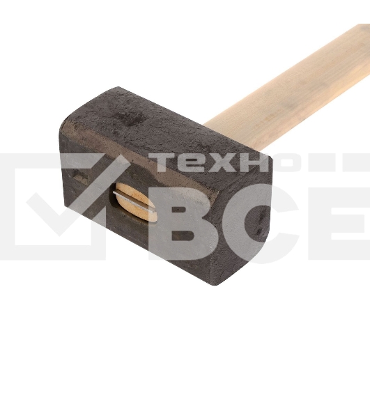 Кувалда Сибртех 8000 г, кованая головка, деревянная рукоятка 750 мм