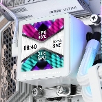 Система жидкостного охлаждения Thermalright Frozen Vision 360 V2 (360мм, LED, White, ARGB/Fans: 3x120мм, 69CFM, 27dBA, 2150RPM/Pump height 60мм, 23dBA, 3000RPM, Rad thickness 27мм/S: 1700, 1200, 1851, 115X, 2011, 2066, AM5, AM4), фото4