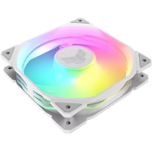 Вентилятор в корпус ASUS TUF GAMING TR120 FAN ARGB WHITE 3IN1 белый, 120x120x28 мм, 2000 об/мин, 29 дБ, 4 pin