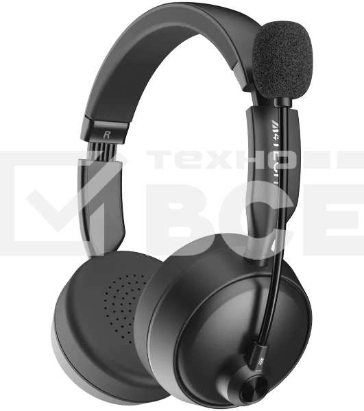Наушники с микрофоном A4Tech BH230 черный мониторные BT оголовье (BH230 BLACK)