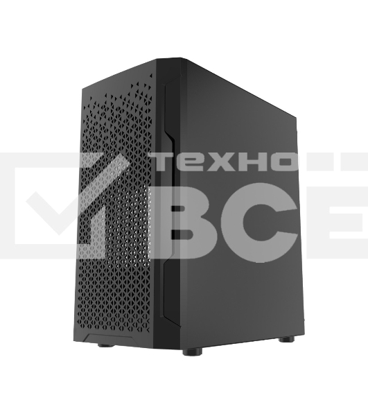 Компьютерный корпус Powercase Mistral Micro Z2B SI, Non Window, Mesh, 2x 120мм fan, черный, mATX (CMIMZB-F2SI)