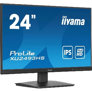Монитор 23.8' Iiyama ProLite XU2493HS-B6 IPS 1920x1080, 100 Гц, 0.5 мс, 250 кд/м2, 1хHDMI, 1хDP, выход на наушники, черный