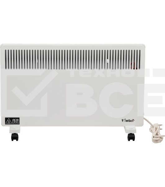 Конвектор HINTEK Standart 2500 04.05.01.214598 белый, 2500 Вт, 30 м2, термостат