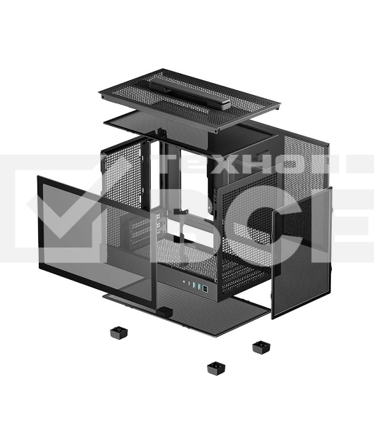Компьютерный корпус ПК без блока питания Deepcool Case CH160 Black