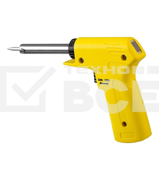 Паяльник STAYER 55307-70 master с пистолетной пластмассовой рукояткой 30 - 70Вт конус