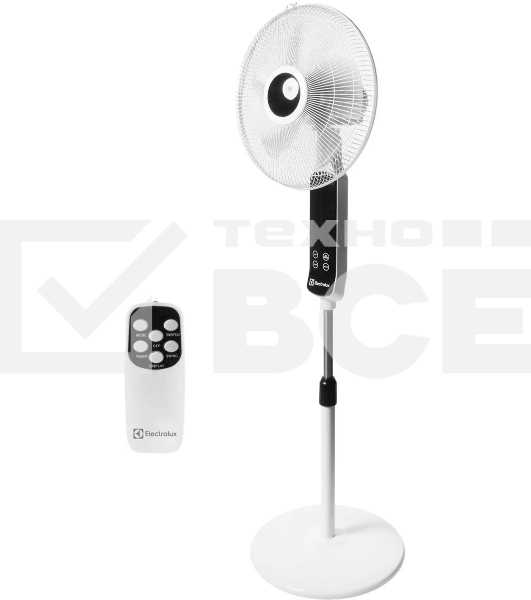 Вентилятор напольный Electrolux EFF-901N, черный/белый