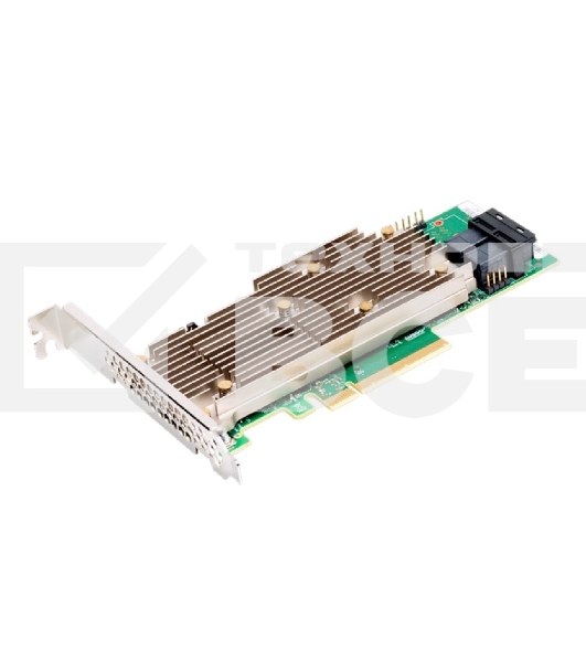 RAID-контроллер Broadcom 9460-8i SGL  (05-50011-02)  PCIe 3.1 x8 LP, SAS/SATA/NVMe, RAID 0,1,5,6,10,50,60, 8port(2 * int SFF8643), 2GB Cache, 3508ROC