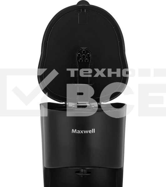 Кофеварка капельная Maxwell MW-1657(BK) черный, исп. кофе - молотый, 0.6 л, 600 Вт