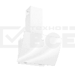 Вытяжка каминная Elikor Wave WH 60 белый, управление сенсорное (1 мотор), фото 1
