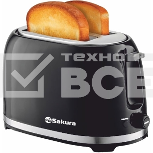 Тостер Sakura SA-7610BK 850Вт черный