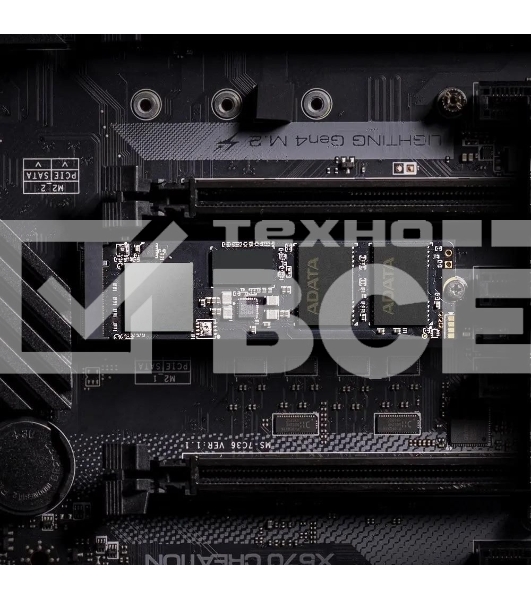 Накопитель SSD ADATA XPG GAMMIX BLADE S70, 2Tb, PCIe 4.0 x4, M.2 2280, NVMe, R/W 7400/6400