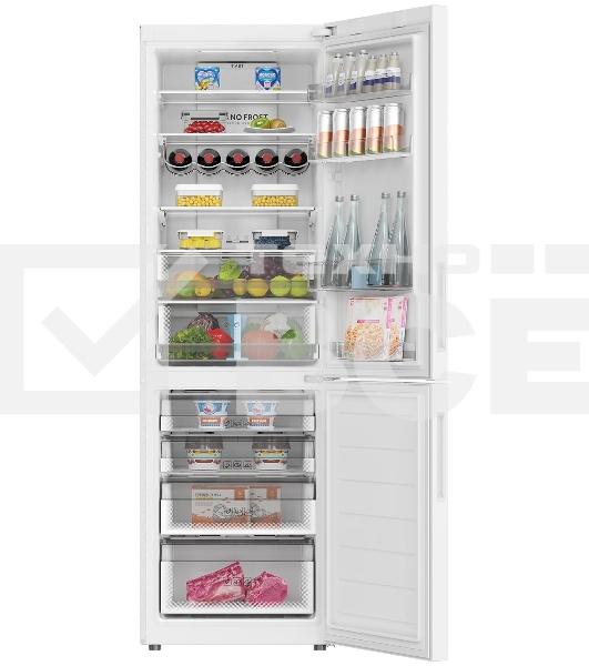 Холодильник Haier C2F636CWRGU1 белый двухкамерный 256/108 л морозилка снизу, No Frost