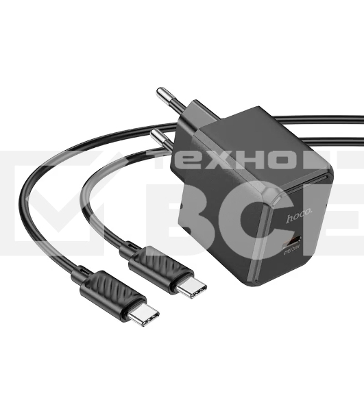 Сетевое зарядное устройство HOCO (6942007603843) CS13Aaa 1Type-C PD 20W, черный