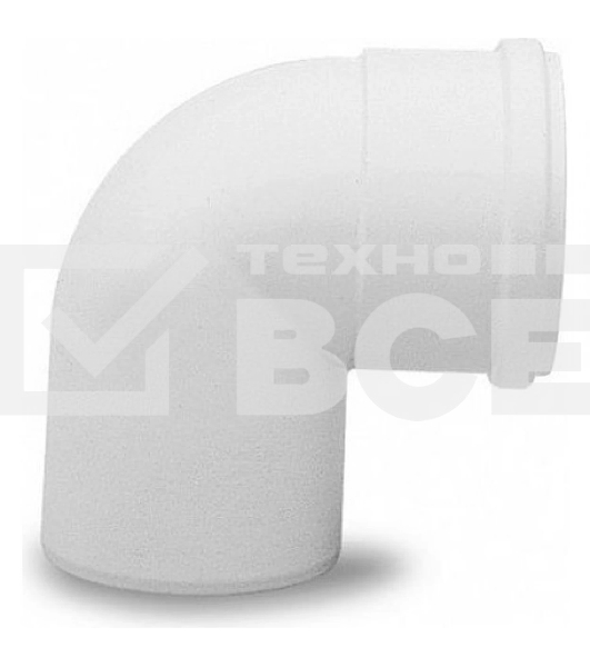 Отвод 87 град. полипропиленовый d 80 мм для конденсационных котлов