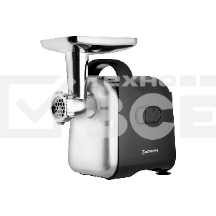 Мясорубка электрическая BRAYER 1602BR черный, 2000 Вт, 2.0 кг/мин, реверс, защита от перегрузки, металлический лоток, насадки - 5