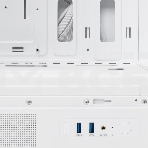 Компьютерный корпус HSPD F510, Panoramic Mid Tower, белый, TG, 0.5 SPCC, 3x120мм ARGB ATX, mATX, mITX 180/280/160мм 1x2.5', 1x3.5', 7xPCI 2xUSB-A 3.0 356x218x467мм, фото4