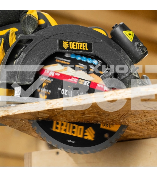 Пильный диск по дереву Denzel ф180 х 20 мм, 54зубьев 733297