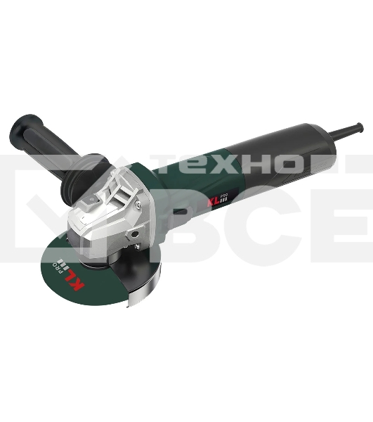 Угловая шлифовальная машина бесщеточная (болгарка) KLPRO KLAT11509 с регулировкой оборотов (сеть, 1150Вт, 115мм, 3000-11500об/мин)