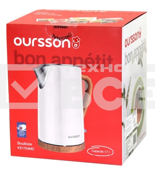 Чайник электрический OURSSON KE1754MD/IV слоновая кость