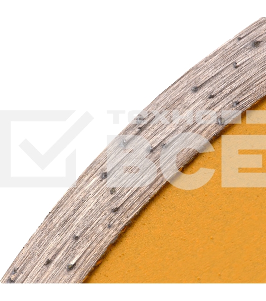 Диск алмазный отрезной Denzel ф180 х 22,2 мм, сплошной, мокрое резание