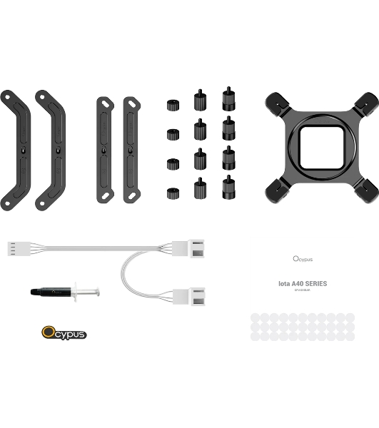 Кулер для процессора Ocypus Iota A40 WH Dual Fan White (Iota-A40-WH2NNWD00X-GL)