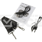 Колонка портативная Hyundai H-PAC220 черный/голубой 10W 1.0 BT/3.5Jack/USB, фото4