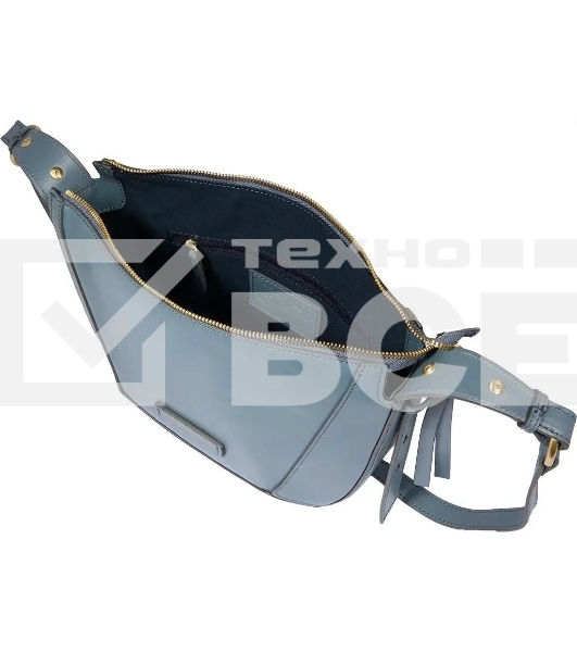 Сумка женская The Bridge Fedora 04320501/KP голубая натур.кожа