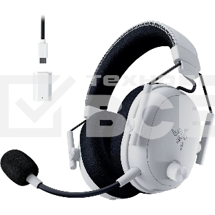 Гарнитура Razer BlackShark V3 Pro белый, беспроводная + проводная, радиоканал, до 70 ч