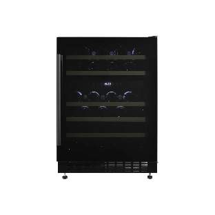 Винный шкаф встраиваемый ZÜGEL ZCWI460DB, черный