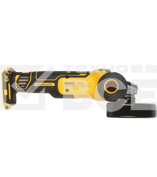 Углошлифовальная машина DeWalt DCG405N 18.0 В XR бесщеточная УШМ, 125мм, 9000 об/мин, сдвижной выключатель, без аккумуляторов и з/у, 1.75 к