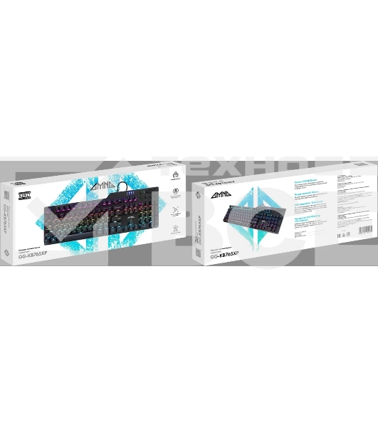 Клавиатура GMNG GG-KB765XP (1901096) проводная, USB, черный