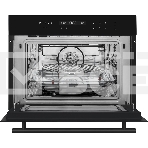 Духовой шкаф компактный встраиваемый с СВЧ Weissgauff OE 446 Black Edition чёрный, фото4