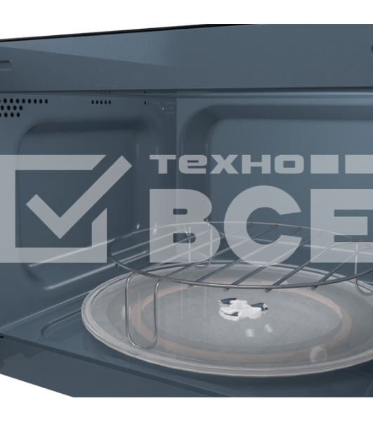 Микроволновая печь Gorenje MO20A4XH нержавеющая сталь/чёрный, 20 л, 800 Вт, переключатели - кнопки/поворотный механизм