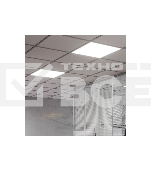 Светильник светодиодный универсальный Gauss LED ДВО 30 Вт MiR 3000 Лм 4000К 595х595х50 мм IP40 матовый аварийный с БАП