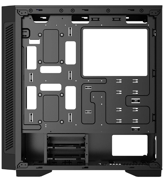 Компьютерный корпус MidiTower Deepcool MATREXX 55 V3 без БП, бок.окно, черный, EATX (DP-ATX-MATREXX55V3)