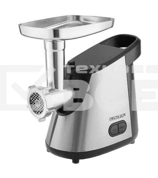Мясорубка электрическая DELTA LUX DE-600M черный нерж
