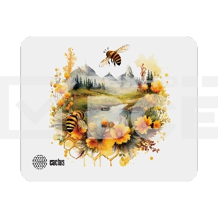 Коврик для мыши Cactus Honeybee 220x180x2мм (CS-MP-P09XS)